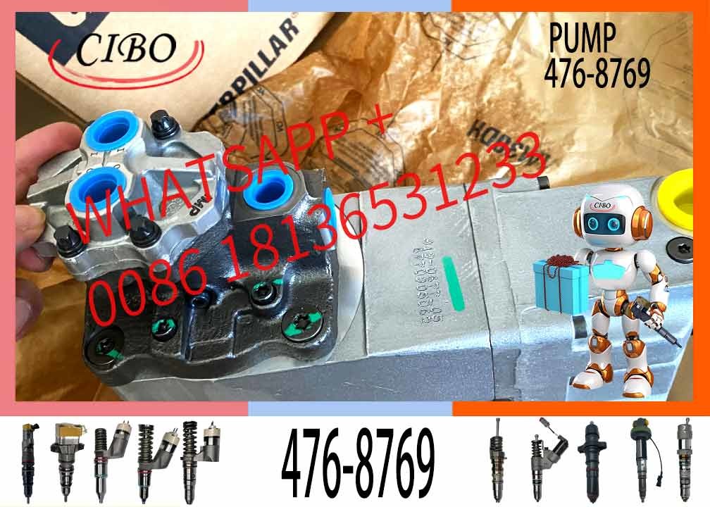 Excavator engine parts Neutral Diesel Fuel Injection Pump T402521 476-8769 384-0678 For C9 Engine