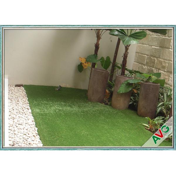 Field Green / Apple Green Garden Artificial Grass With Soft Feeling Waterproof