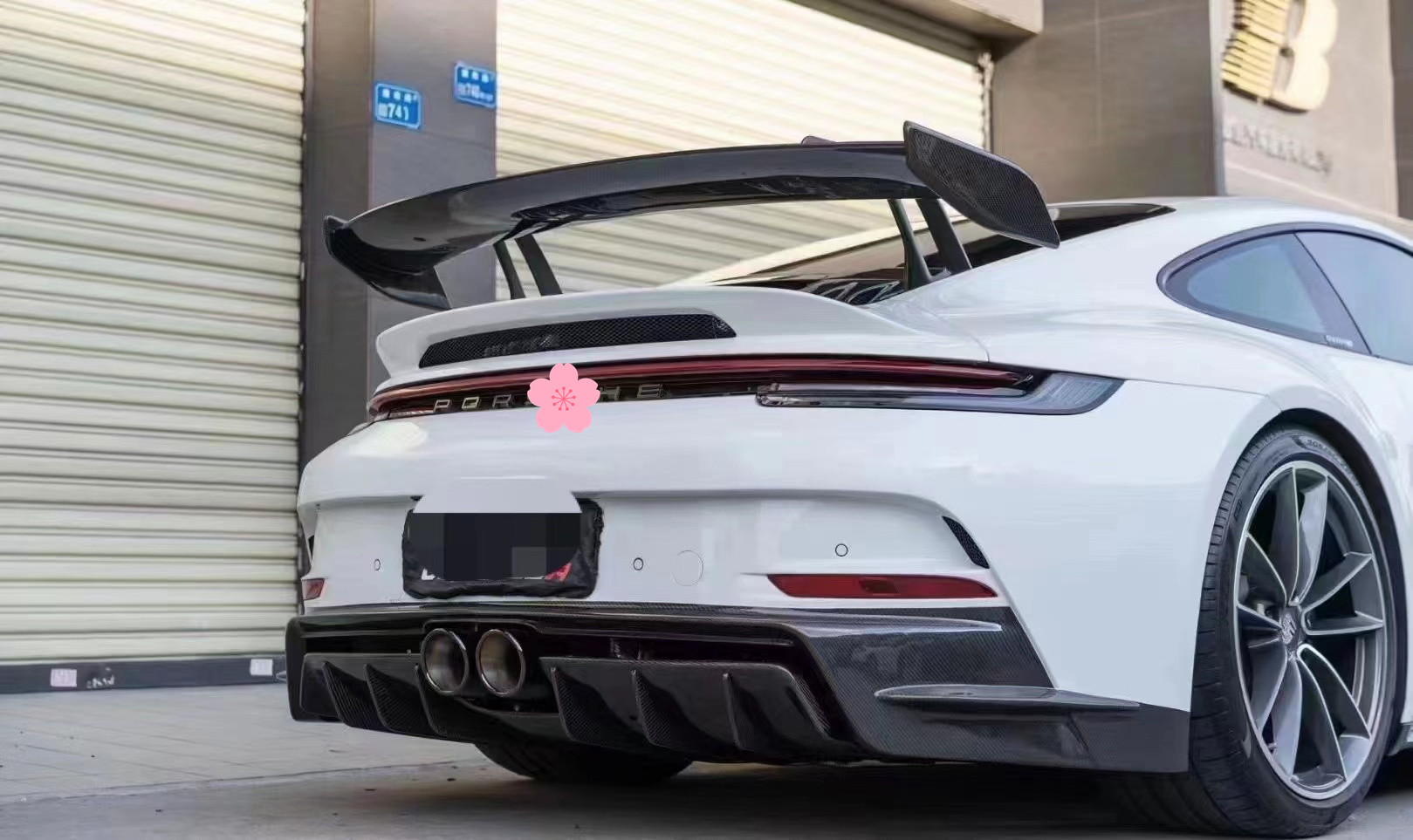 Auto Parts for Porsche 911 992 Body Kit 992 Upgraded GT3-style Carbon Fiber Front and Rear Bumpers Spoiler Hood Body Kit