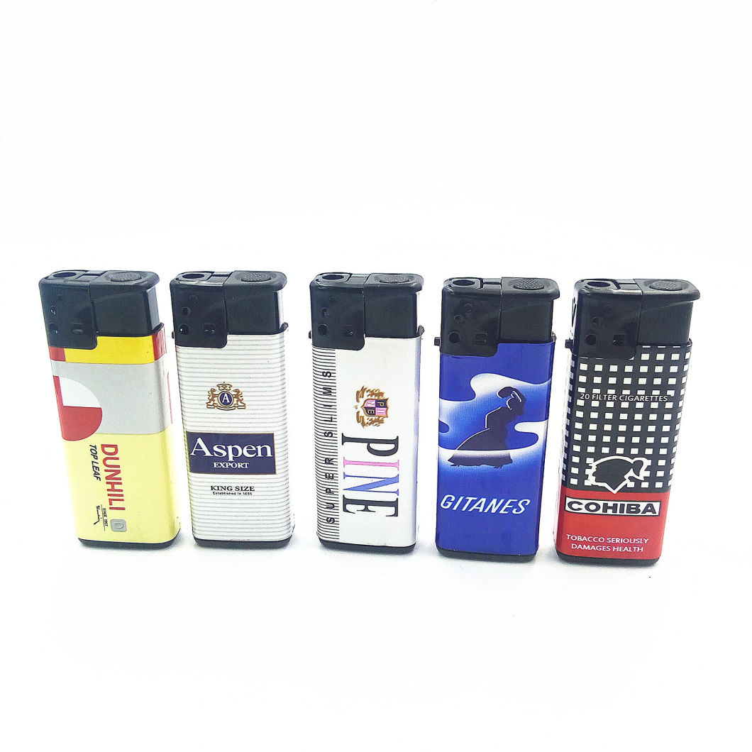 High Quality Hot Sale Popular Windproof Electric Lighter with EUR Standard 6.8*2.58*1.3 Dy-F007