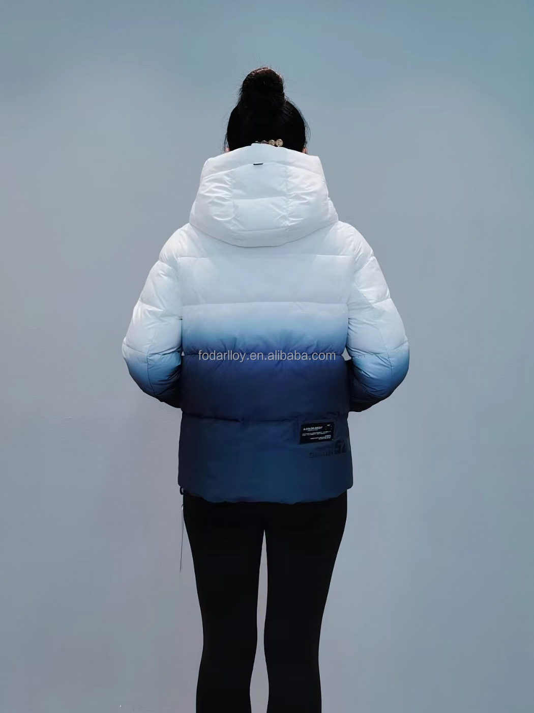 FODARLLOY F21377 Ladies Warm Hooded Cotton-padded Clothes Women Slim Long Winter Jackets Women Coats