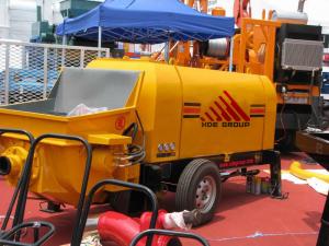China 60m3/h Diesel Engine Concrete Pump Trailer Mounted Concrete Pump on sale