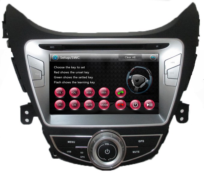 Ouchuangbo Auto Radio DVD Player for Hyundai Elantra /Avante /I35 2011-2013 GPS Navigation USB iPod BT OCB-8028A