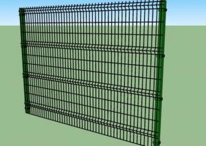 1.8m Height Vinyl Coated Welded Wire Fence Panels 4.0 / 5.0 / 6.0mm Wire Diameter