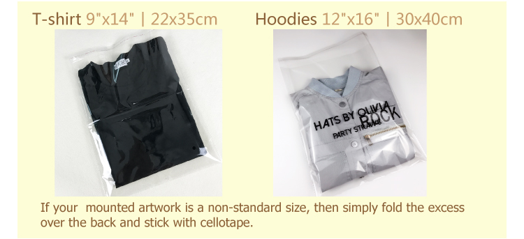 Hot sale Recycled Custom Self-adhensive   Apparel Packaging Plastic  Bag, Top Quality Opp PVC plastic bag For clothes