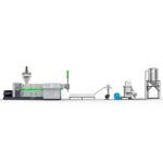 High Efficiency Plastic Recycling Machine 75kw Power Pet Recycling Machine