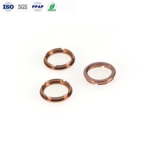 China PVD Rose Gold Stainless Steel CNC Lens Ring ±0.01mm Tolerance on sale
