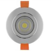 Quality 12W 83diameter COB LEDs Tridonic aluminum gray DIRECT REPLACEMENT LED DOWN LIGHT for sale