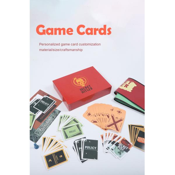 ODM Secret Hitler Game Board Card For Elementary Students