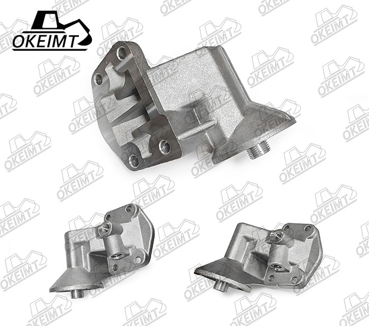 Aluminum Grey 1104 3773A07C-2 Oil Filter Head For Perkins Engine