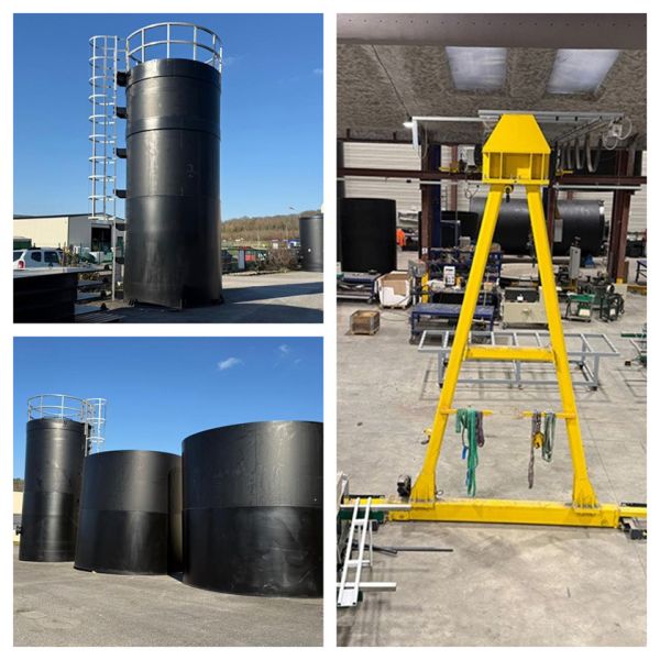 6000mm HDPE Sheet Butt Fusion Machine For Tanks Building For Salmon Farming in Norway Under Sea Level 20 Meters