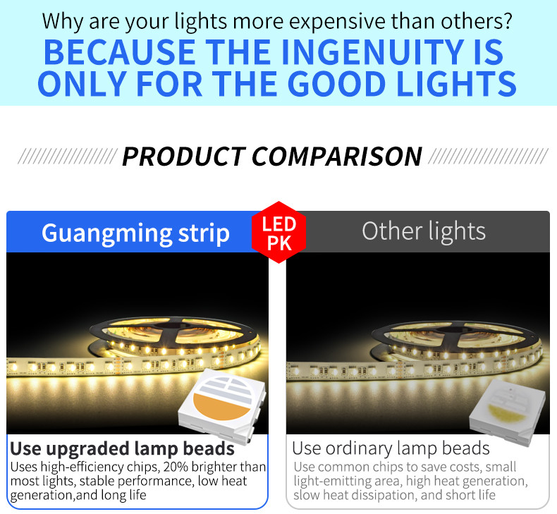 Waterproof IP65 IP20 25LM 25W Digital Rgb Led Strip