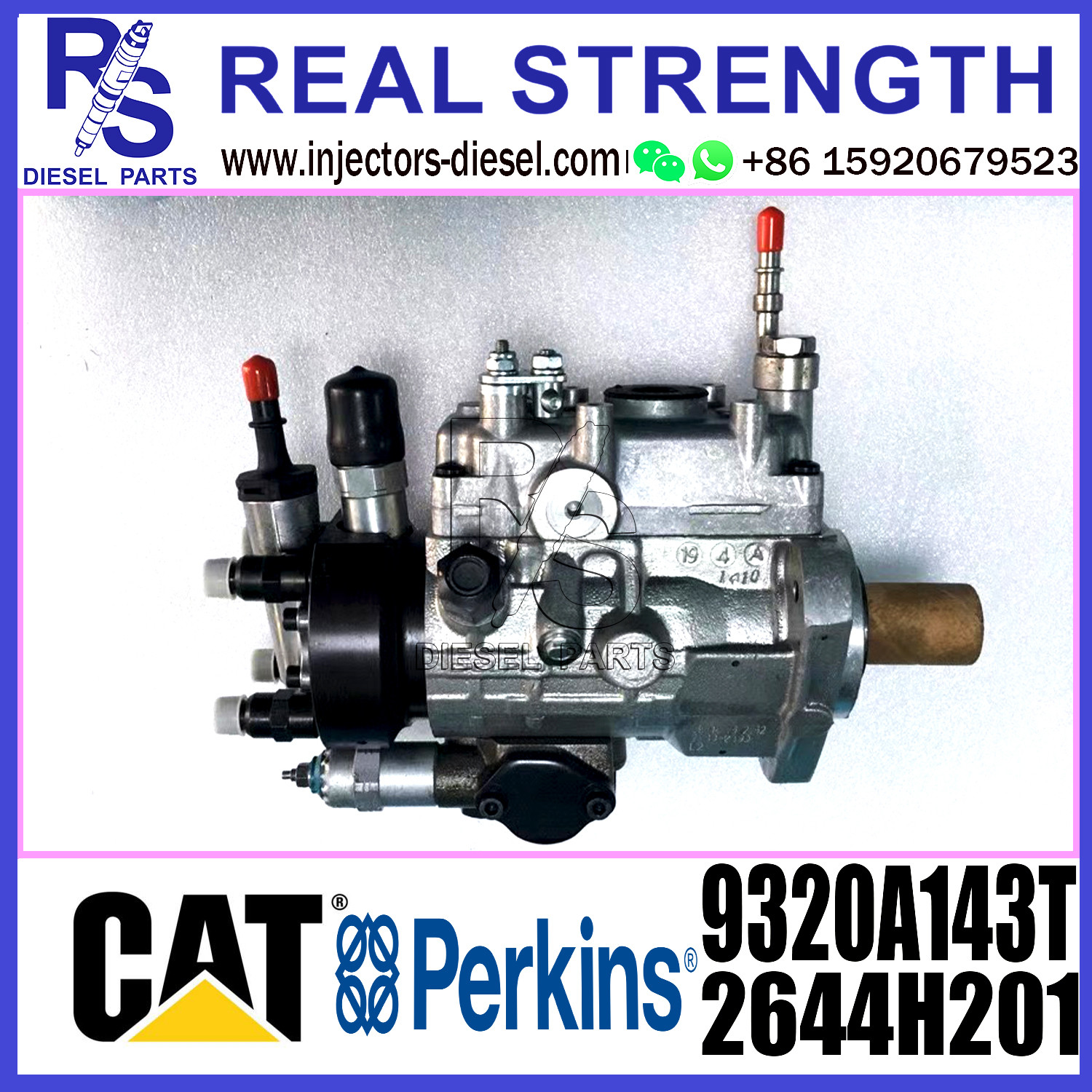 Delphi 4 Cylinder Fuel Injection Pump 9320A143T 2644H201 For Tractor or Truck Engine Assembly