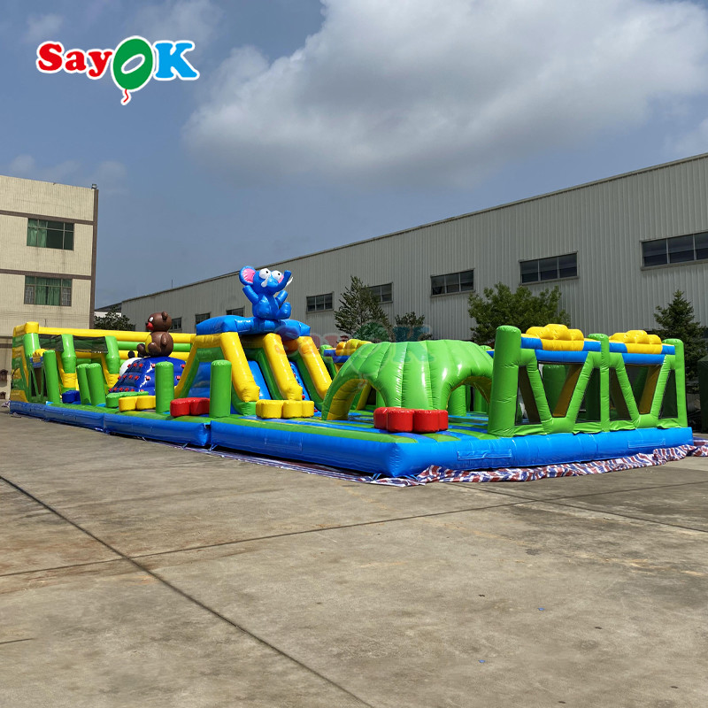Commercial Inflatable Obstacle Course Giant Inflatable Playground Outdoor for Kids Inflatable Theme Park