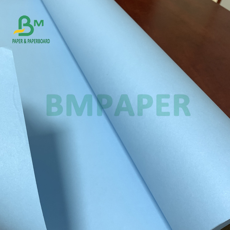 508mm X 100m Blue Engineering Bond Paper 2'' Core Uncoated Brightness