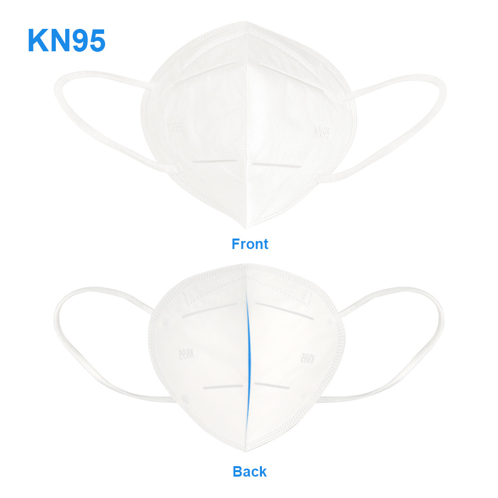 KN95 Respirator Mask Disposable , KN95 5 Ply Earloop Face Mask Facial Protection Filtration>95%