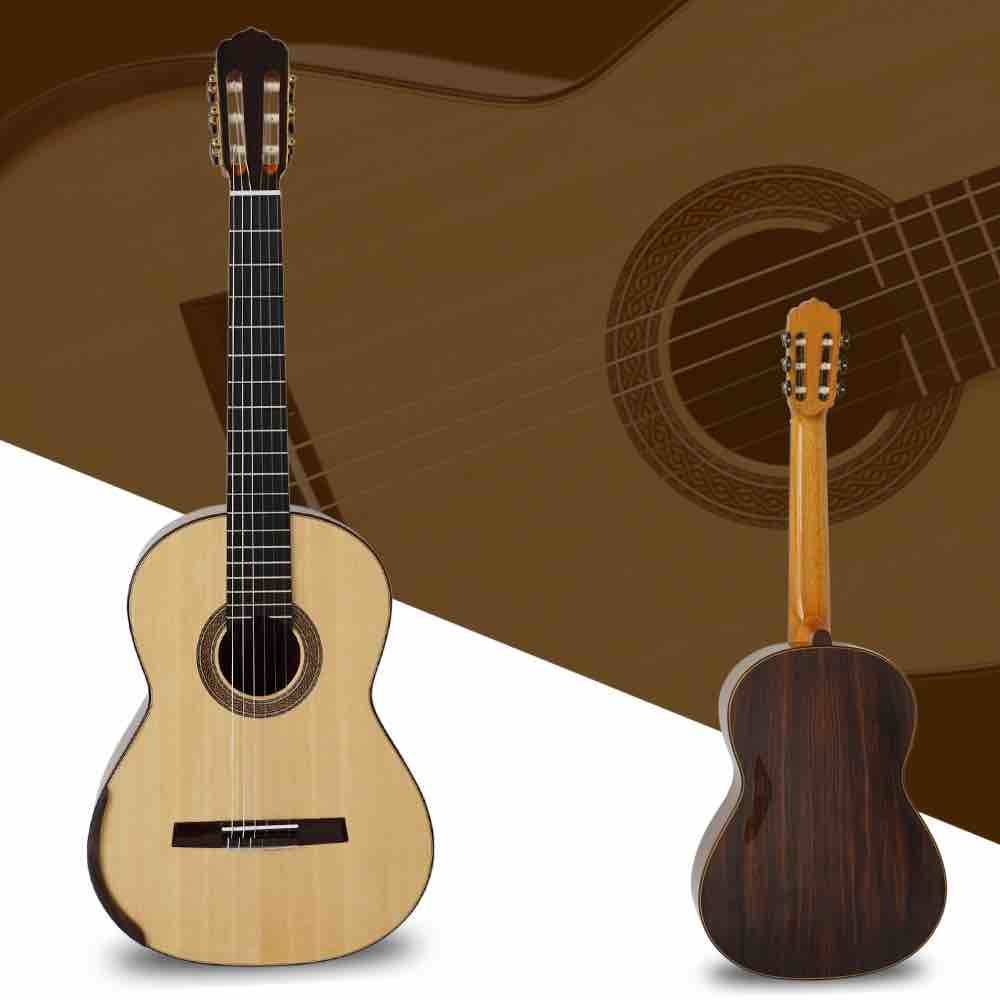 Custom Grand Master Level lattic bracing Classical Guitar Solid Flame Maple Back Side Ebony Fingerboard