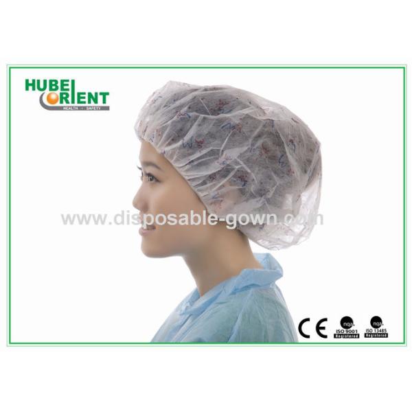 Colored Non Woven Disposable Bouffant Surgical Caps