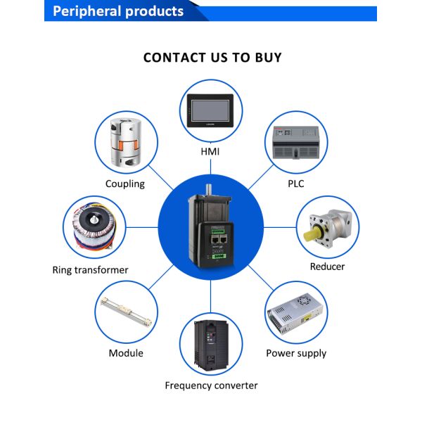 Lichuan Closed Loop Integrated Stepper Motors Driver 10N.m 2Phase Nema34 48V 6.0A 1000PPR