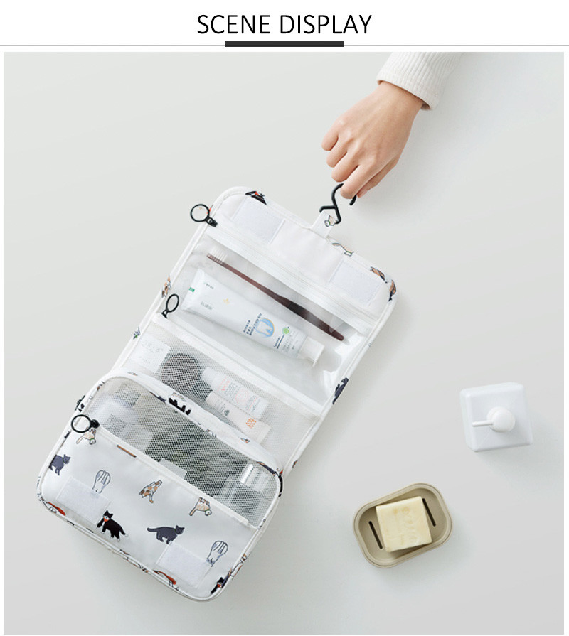 Hanging Travel L23.5*D9*H21CM Cosmetic Makeup Bag