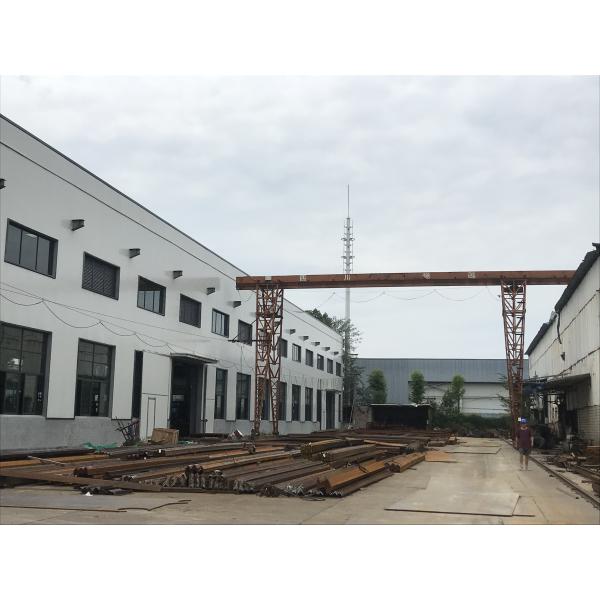 Galvanized Steel Antenna Internet Radio Telecoms Monopole