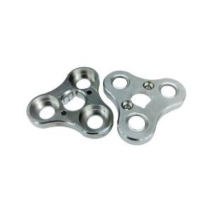 Quality Polished Silver CNC Machined Automation Parts Custom Shape Components for sale