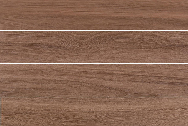 15cm Width 90cm Length Effect Wooden Ceramic Tiles Brown Color For Interior Wall Floor