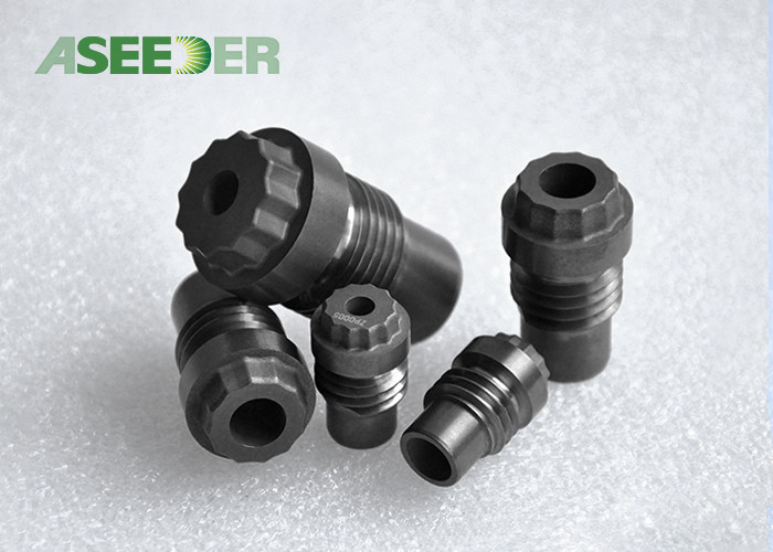 Solid Carbide Oil Spray Nozzle / Wet Blasting Nozzle Wear Resistance