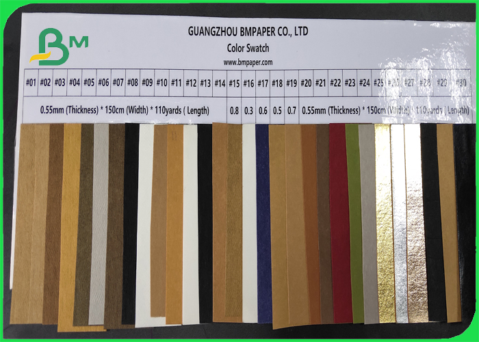 Natural Fabic Washable Fiber Paper Soft And Sewable SGS Aproved For Making Bags