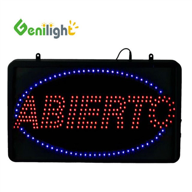 High Brightness Coloured LED Open Closed Sign with 5mm Superbright Diodes