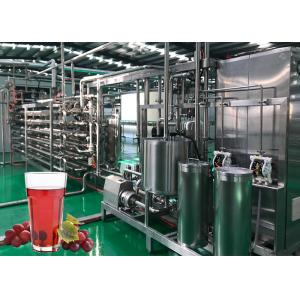 Quality 440V SS316 Grape Juice 1000T/Y Fruit Processing Line for sale