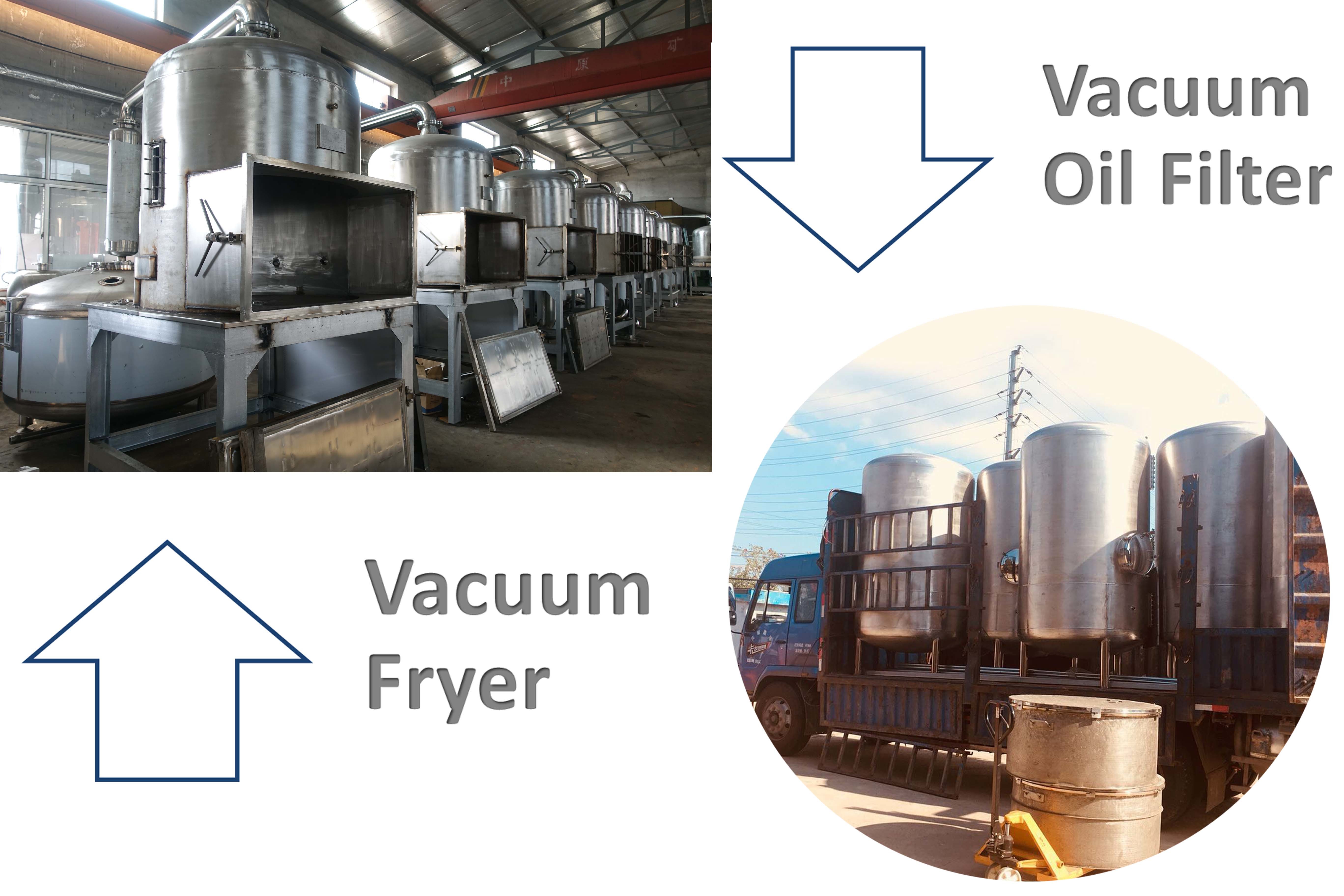 Durable Vacuum Frying Equipment Environment Friendly For Vegetables / Fruits