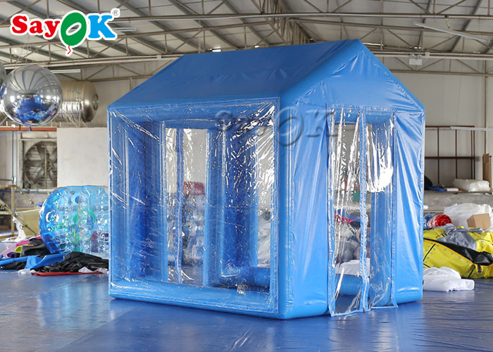Inflatable Frame Tent 3x2.5x3M Waterproof Anti Virus Inflatable Medical Tent Airtight With Air Pump