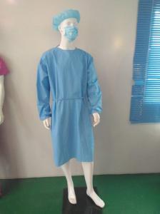 Quality PE Cast Film Disposable Isolation Gowns for sale