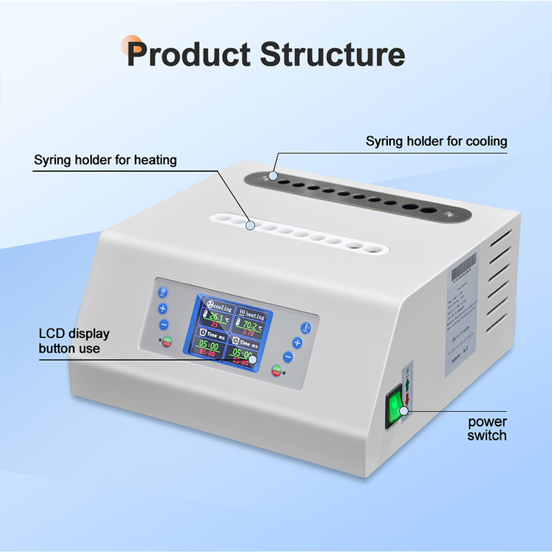 High Capacity PPP Filler PRP Plasma Gel Maker Machine Noise dB ≤ 55 Max. Capacity 10*10 ml