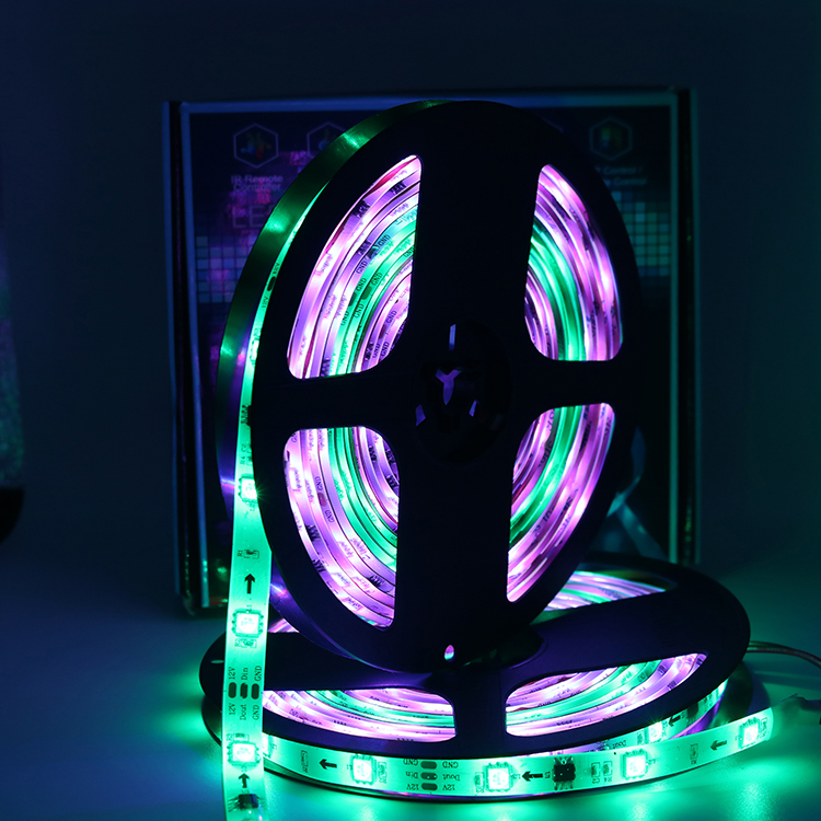 Rgbic Rgb 5050 Rgb Led Strip Lights 10m Waterproof 12v Ws 2811
