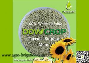 Quality DOWCROP HIGH QUALITY 100% WATER SOLUBLE MONO SULPHATE FERROUS 30% LIGHT GREEN GRANULAR MICRO NUTRIENTS FERTILIZER for sale