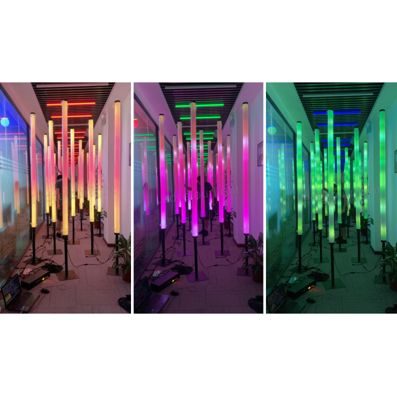 pixel tube lights with artnet controller