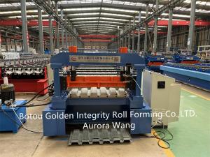 China 15m/Min Floor Decking Roll Forming Machine 16Mpa Adjustable Pressure on sale