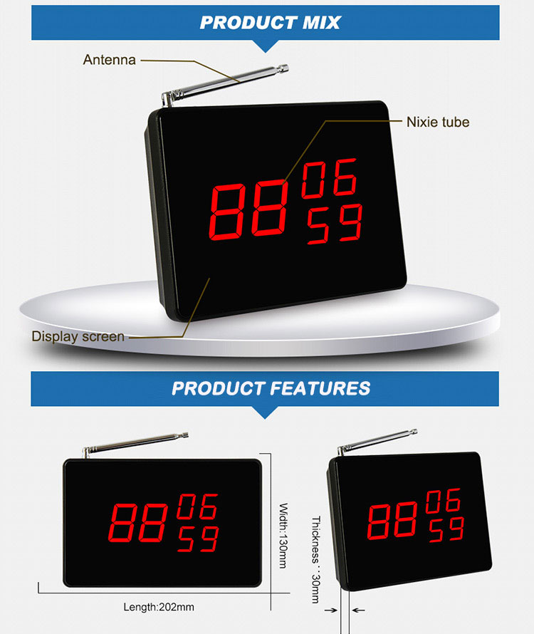 New arrival of hoist call system with strong signal Multiple keyscall button and high quality digital display