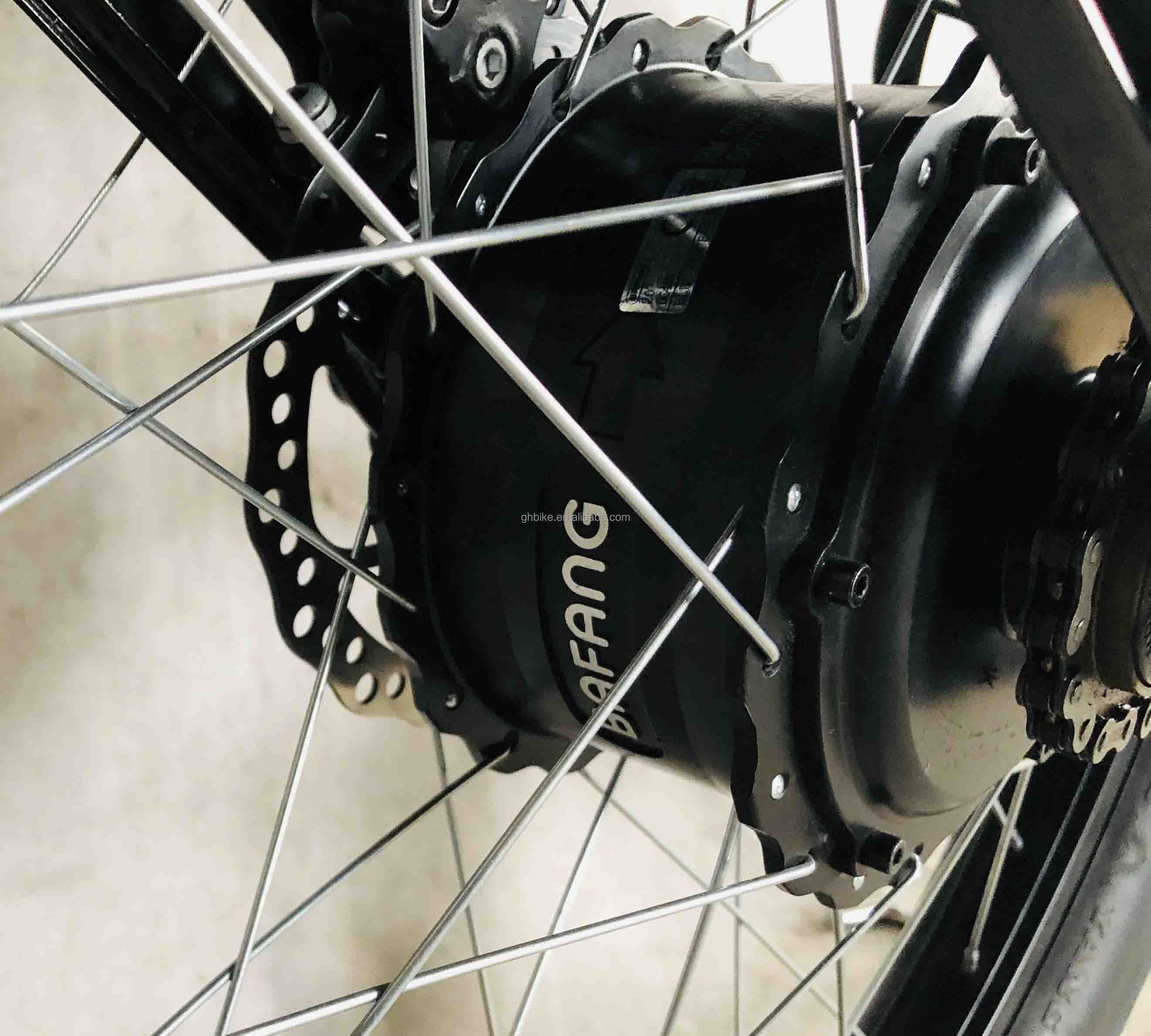 750W 48V 118AH 24" 3.0 Tire Single Speed 45KM/H Dual Battery Electric Chopper Bike