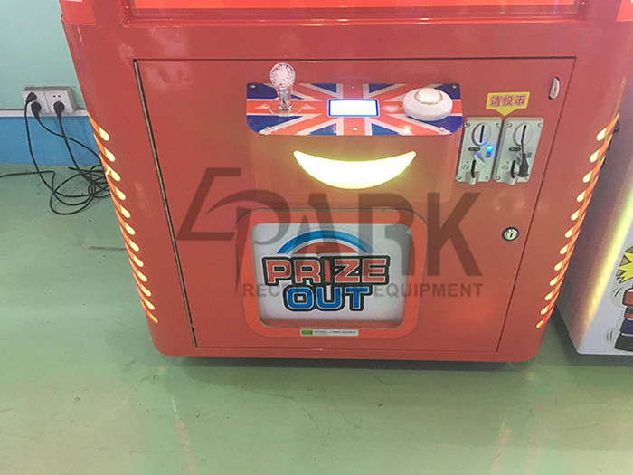 British sytle cabinet Crazy Scissors Cut Prize Crane Game Machine For Home Theater