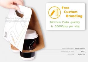 China Paper cup carrier, Custom Take Away 2 Drink Coffee Cup Carrier, Disposable Paper Cup Holder,cup holder/paper hot disposa on sale