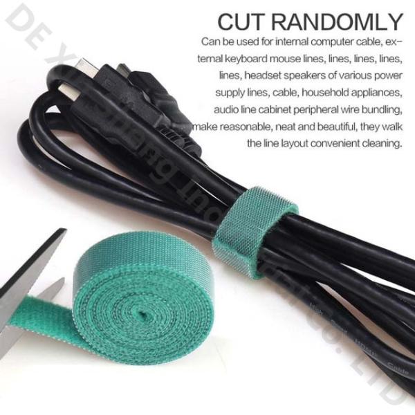 Electrial Wire Tie Hook And Loop Cable Ties , Welding Hook And Loop Fastener Straps