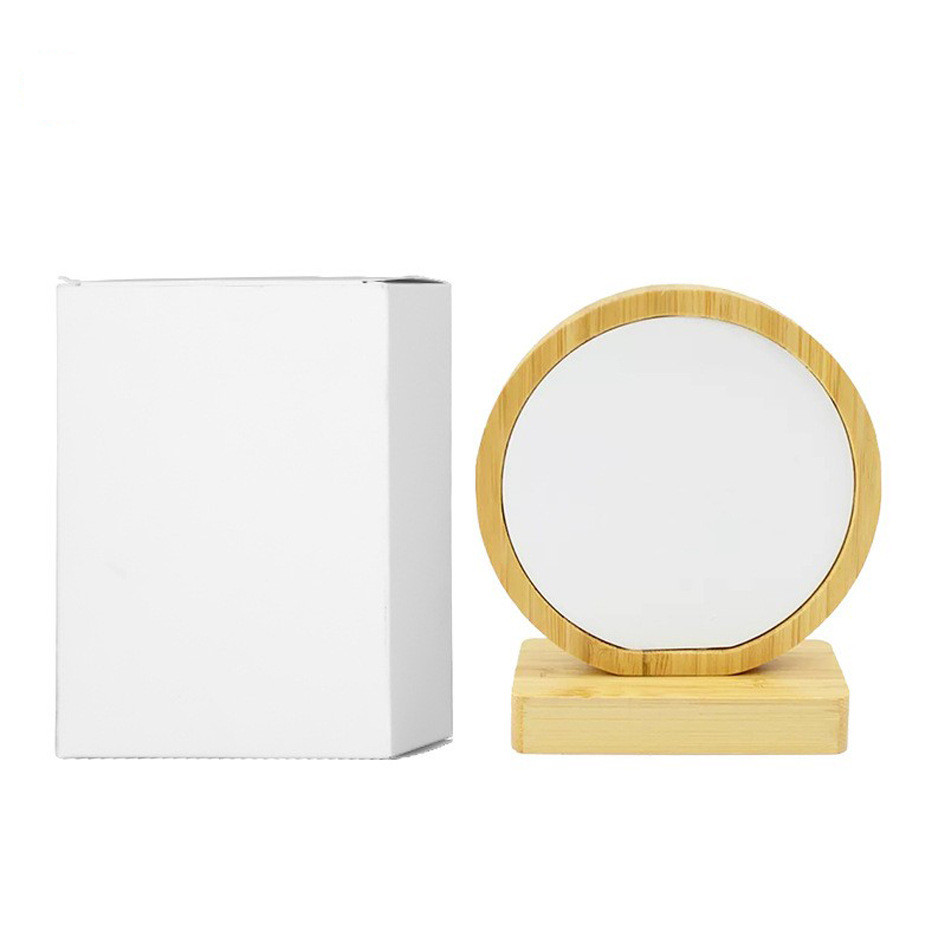 Modern magnetic Bamboo Wooden Photo Frame For Sublimation Printing DIY Commemorative Photo Frame Couple Gift Family Memory Ornament