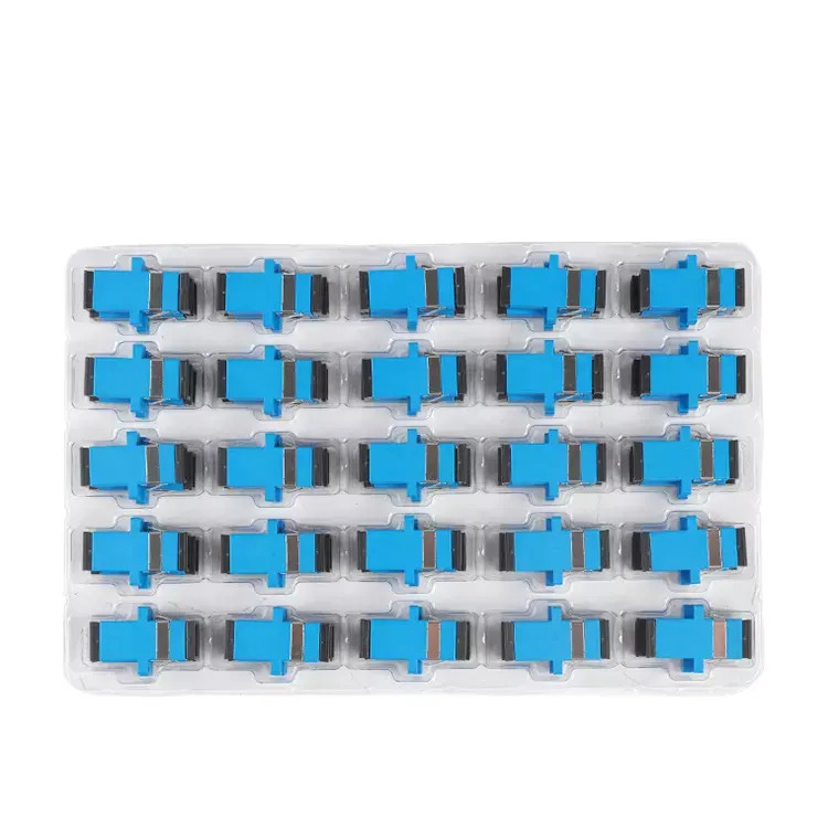 SC UPC Fiber Optical Adapter , FTTH Simplex Fiber Optic Adaptor