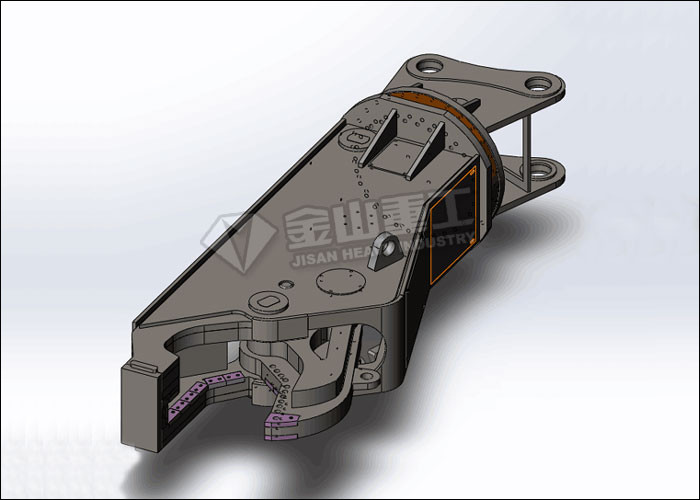 Heavy Duty Type Hydraulic Rotating Type Scrap Steel Metal Cutting Shear For Excavator Sale