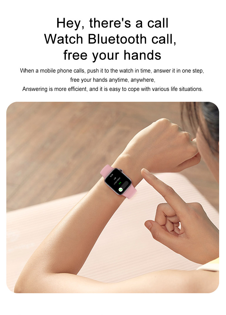 HS6621 Fitness Tracker Smart Health Bracelet Watch 240x280 Pixel
