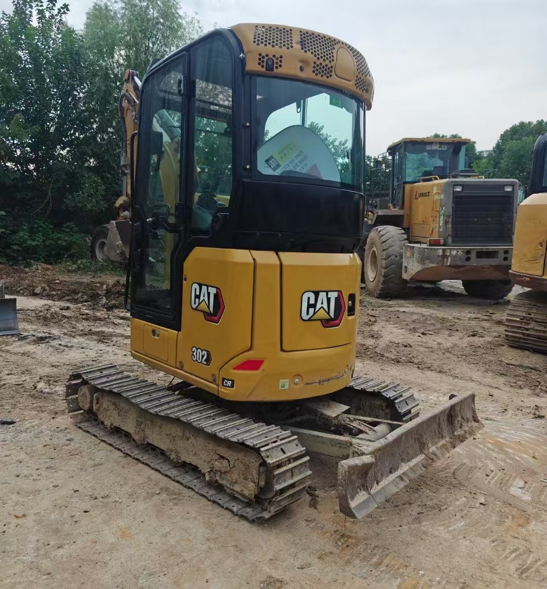 2Ton Mini Used CAT Excavators 302 Equipment Building Machine Digger