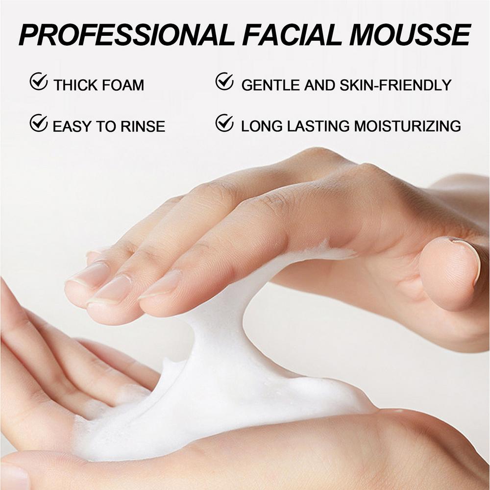 Facial Foaming Cleanser Deeply Cleansing Oil Control Moisturizing Blackhead Removal Skin Care Face Wash Foam Cleanser